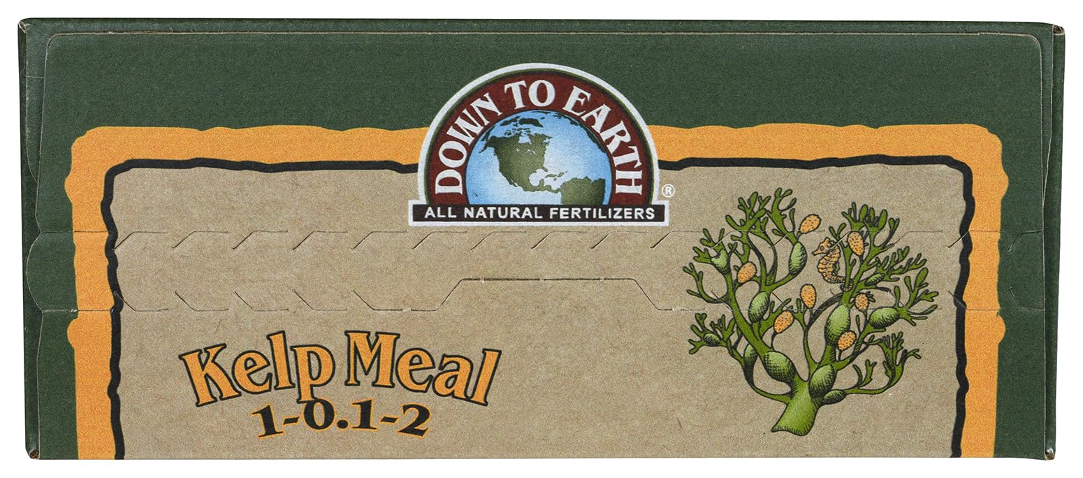 Down to Earth Organic Kelp Meal Fertilizer Mix 1-0.1-2, 4 lb