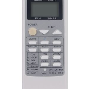 CRMC-A805JBEZ Replace AC Remote Control Compatible with Sharp Air Conditioner CRMC-A589JBEZ CRMC-A810JBEZ CV-10NH CRMC-A729JBEZ CRMC-A753JBEZ CRMC-A705JBEZ CV-P10LC CV-P10MX CV-P12LX CV-P10MC CV-P10NC