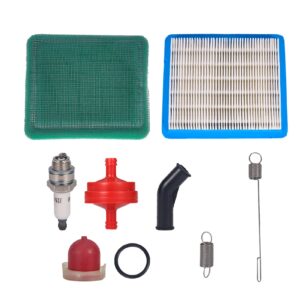 Mikatesi 795259 Air Filter Cleaner Primer Base & 692298 Air Cleaner Cover Kit for Toro MTD Troy Bilt Lawn Mower with 491588S Air Filter Cleaner 790849 699056 Springs Kit