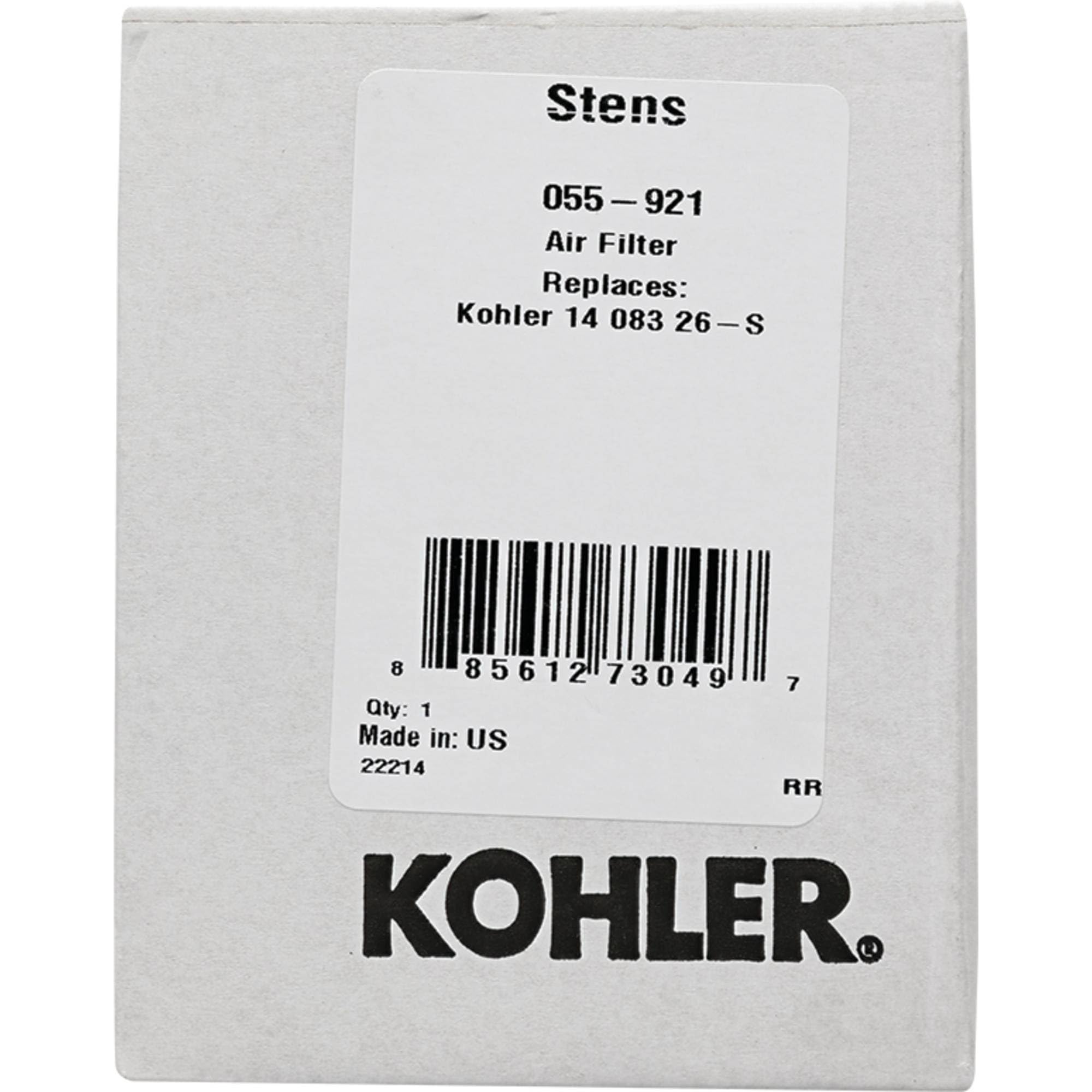 Kohler 055-921 Air Filter, Multi