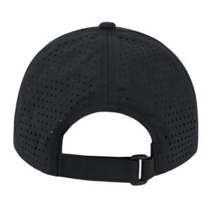 American Trends Caps for Men Women Adjustable Baseball Cap Waterproof Breathable Plain Cap Sports Golf Tennis Hats Caps Black M