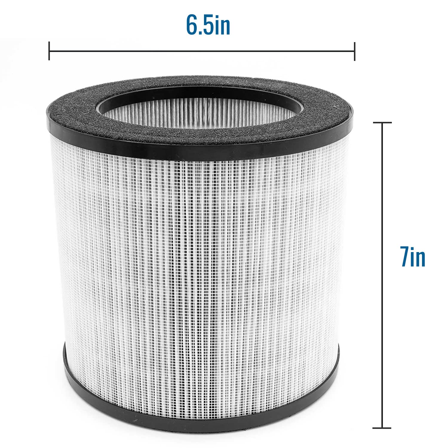 Habitat 150A(e) True HEPA Filtration Air Filter System, Realtime Air Quality Sensor, Covers up to 150ft², Removes 99.97% of Airborne Particles and Viruses, Relacement Filter, HEPA 13 (Pack of 1)