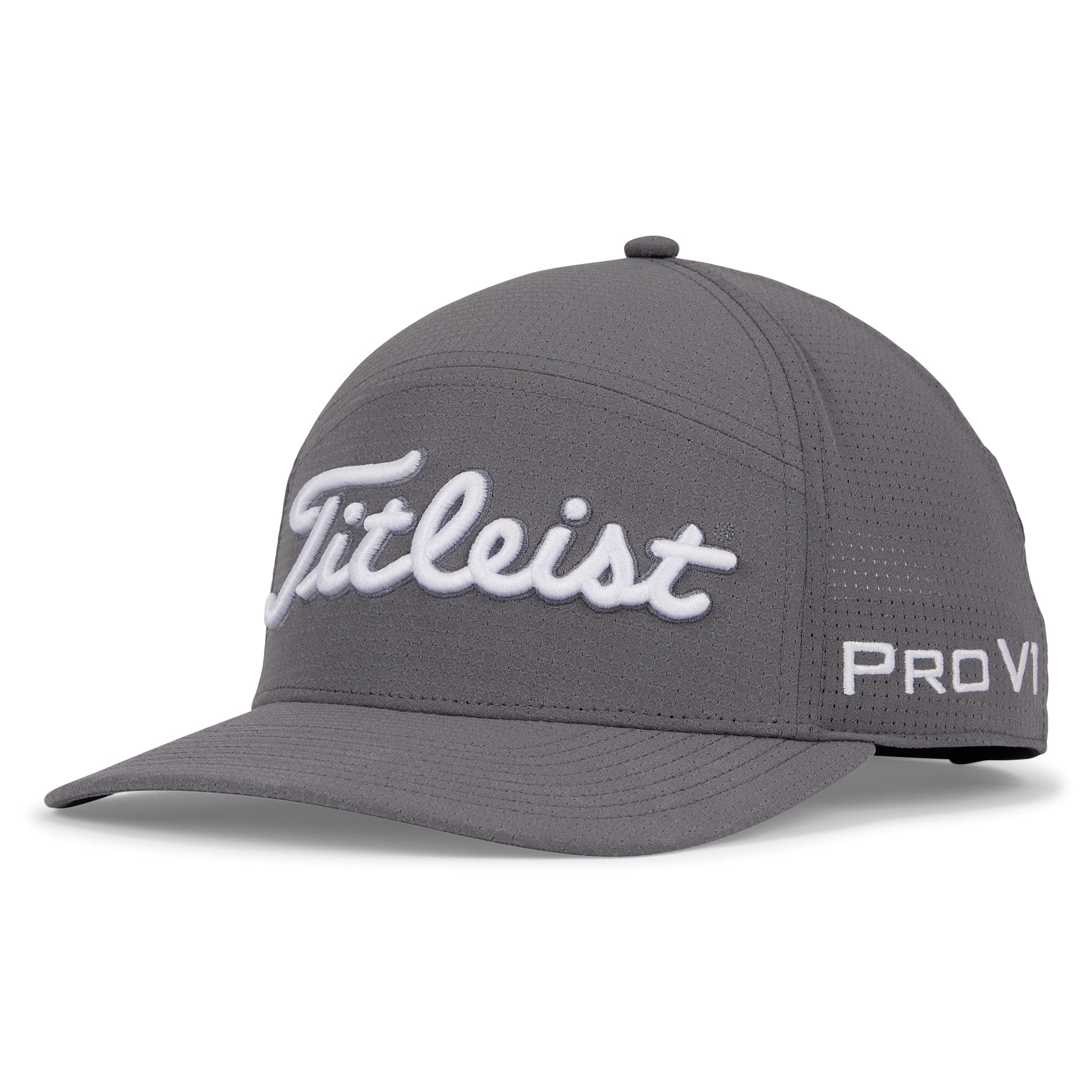 Titleist Womens Tour Featherweight Golf Hat Baseball Cap, Charcoal/White