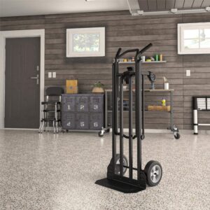 COSCO C217A12BLK1E Steel 2-in-1 Hand Truck (800 lb Weight Capacity, Black, 2 Positions)