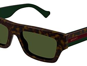 Gucci GG1301S Havana/Green 55/19/145 men Sunglasses