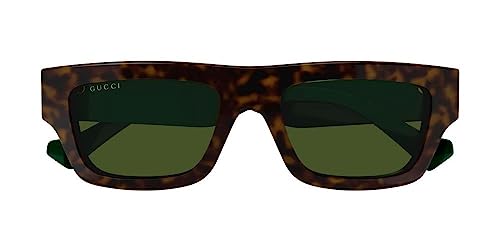 Gucci GG1301S Havana/Green 55/19/145 men Sunglasses