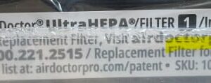 AIRDOCTOR AD2000 Genuine Filter Replacement - One Year Combo Pack Includes: One (1) UltraHEPA Filters & Two (2) Carbon/Gas Trap/VOC & Pre-Filter