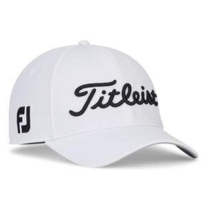 titleist tour elite golf hat white/black large/x-large