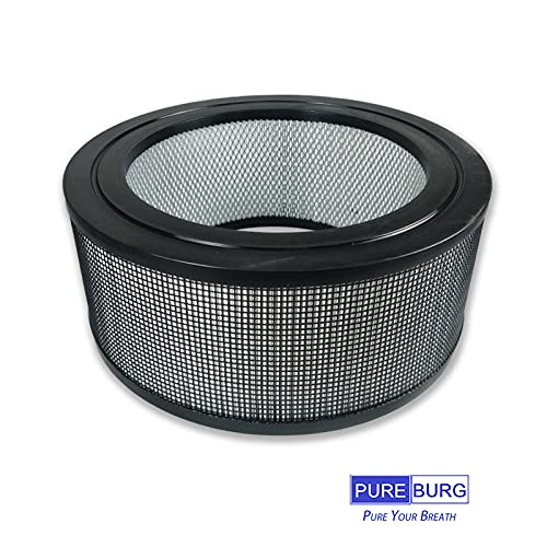 PUREBURG 22500 Replacement True HEPA Filter Set Compatible with Honeywell 17400 10000 (EV-1) 12500 (EV-25) 12520 12525 12526 121528 1350 17440 62500 83236 &83256 Air Purifier