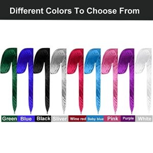 ASKNOTO 9 Pcs Silky Durag with Long Tail for Men, Pack Durags Do rags for 360 Waves