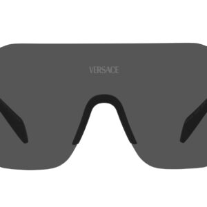 Versace Unisex Sunglasses Dark Grey Frame, Dark Grey Lenses, 0MM