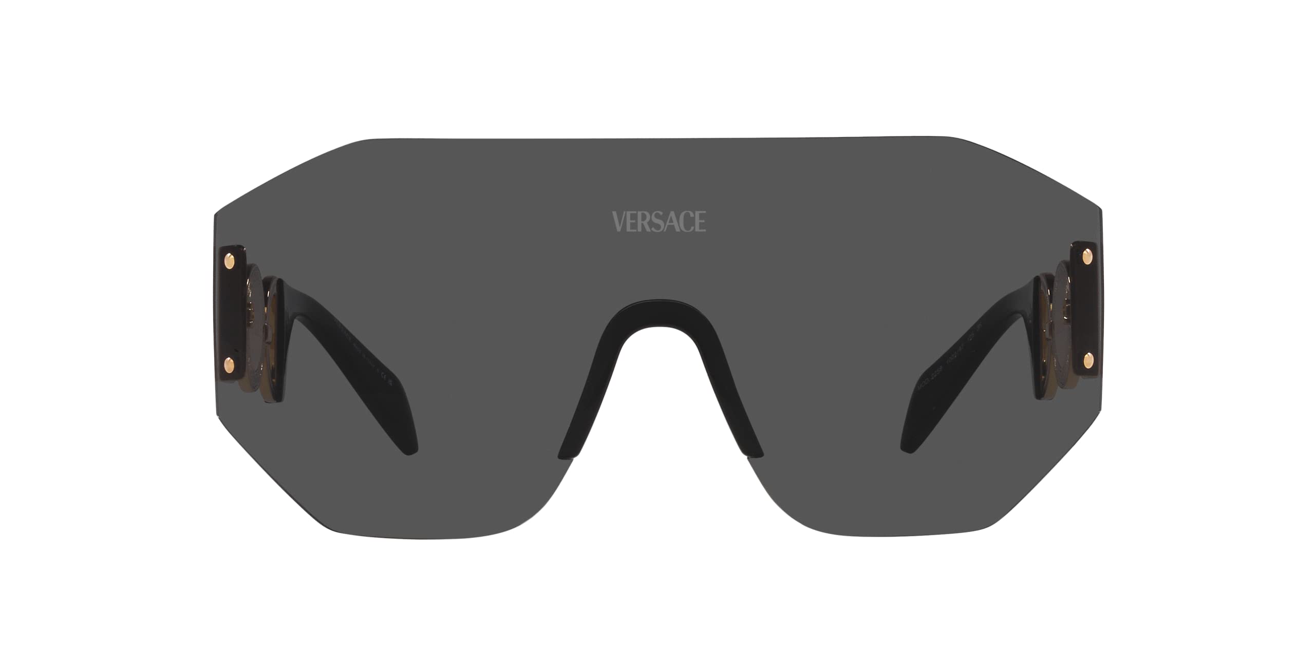 Versace Unisex Sunglasses Dark Grey Frame, Dark Grey Lenses, 0MM