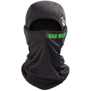 GCBalaclava Bag Chaser Balaclava Fashion Face Mask UV Protection for Men Women Sun Hood Tactical Lightweight Ski Motorcycle Black