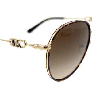 Michael Kors MK1128J Empire Aviator Light Gold Tortoise/Brown Gradient One Size