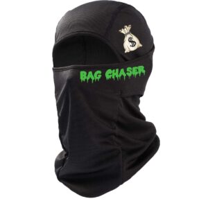 gcbalaclava bag chaser balaclava fashion face mask uv protection for men women sun hood tactical lightweight ski motorcycle black