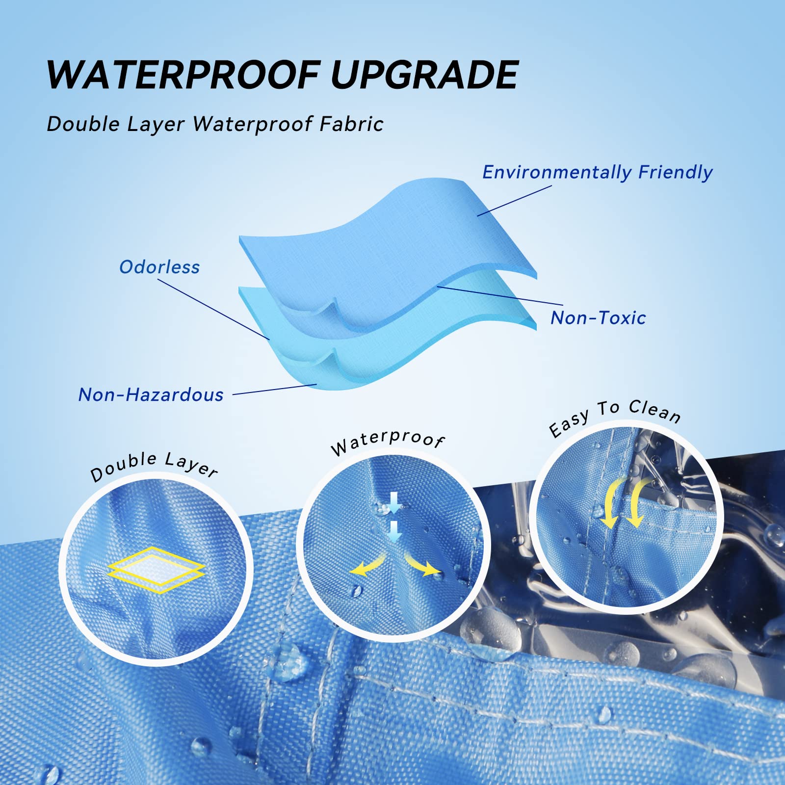 FavorCOOL Split Air Conditioning Cleaning Waterproof Cover Bag, AC Unit Dust Washing Clean Cover Kit with 9ft Water Pipe Wall Mounted Air Conditioning Protector Service Bag Fits 9000 to 18000BTU