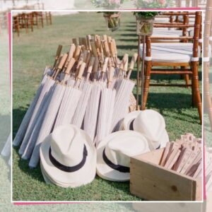 Silkfly 12 Pcs Straw Panama Roll up Hat Wide Brim Straw Panama Hat Summer Beach Hat Straw Sun Hats for Women Summer Sun Hat(Beige)