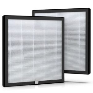 ezlfgre a3 replacement filter, fit for vewior a3 air purifier, 3-in-1 h13 true hepa, 2 pack