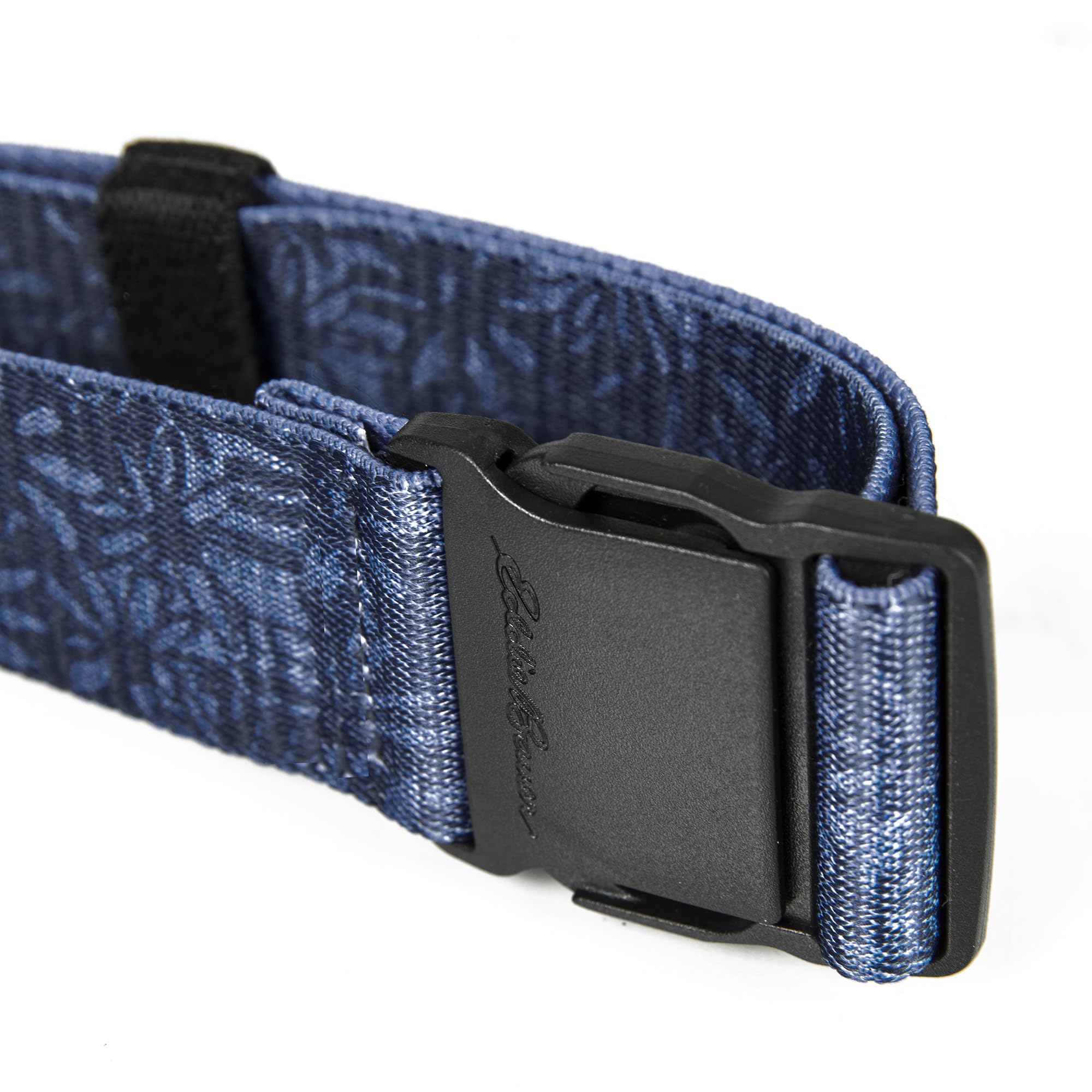 Eddie Bauer Women's Active Stretch Webbing Belts, Blue Graphic, One Size