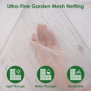 Garden Mesh Netting for Plants-10X33 FT Insect Netting for Garden,Garden Cover,Garden Bug Netting,Berry Netting,Garden Fabric Plant Cover