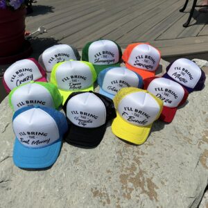 Funky Junque Trucker Hat - 12 Pk - IBT (Alibi,B-Money,Chaos,Crazy,Drama,F-Bombs,Edibles,Booze,G-Car,G-Rap,Lawyer,Trouble)