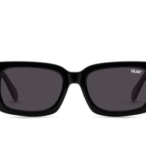 Quay - Womens Sunglasses, Polarized Square Lenses with UV Protection (Yada Yada, Black)