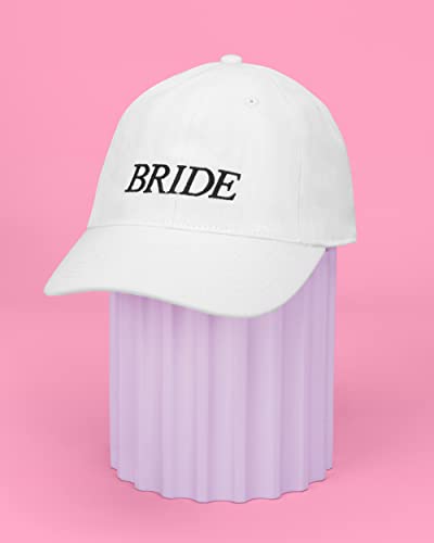 xo, Fetti Bride Baseball Hat Bachelorette Party Decorations White | Bride to Be Gift, Engagement Party Supplies, Cool Bride