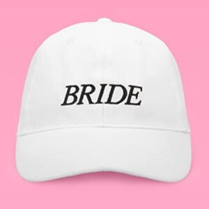 xo, Fetti Bride Baseball Hat Bachelorette Party Decorations White | Bride to Be Gift, Engagement Party Supplies, Cool Bride