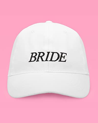 xo, Fetti Bride Baseball Hat Bachelorette Party Decorations White | Bride to Be Gift, Engagement Party Supplies, Cool Bride