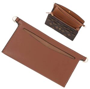 lckaey purse kit emily wallet for sarah bag, chain accessories, organizer shoulder bag y001-brown