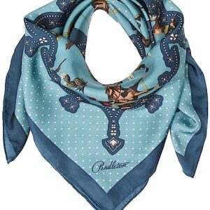 Pendleton Silk Scarf, Desert Riders Blue, 1-SZ