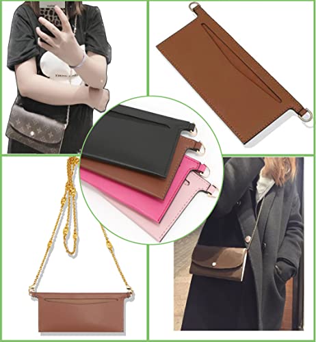 Lckaey Purse kit Emily wallet for Sarah bag, chain accessories, organizer shoulder bag Y001-brown