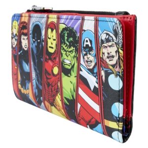 Loungefly Avengers 60th Glow in The Dark Anniversary Wallet, Amazon Exclusive