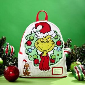 Loungefly Dr. Seuss: Grinch Mini-Backpack, Amazon Exclusive