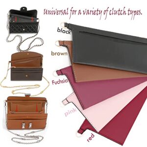 Lckaey Purse kit Emily wallet for Sarah bag, chain accessories, organizer shoulder bag Y001-brown