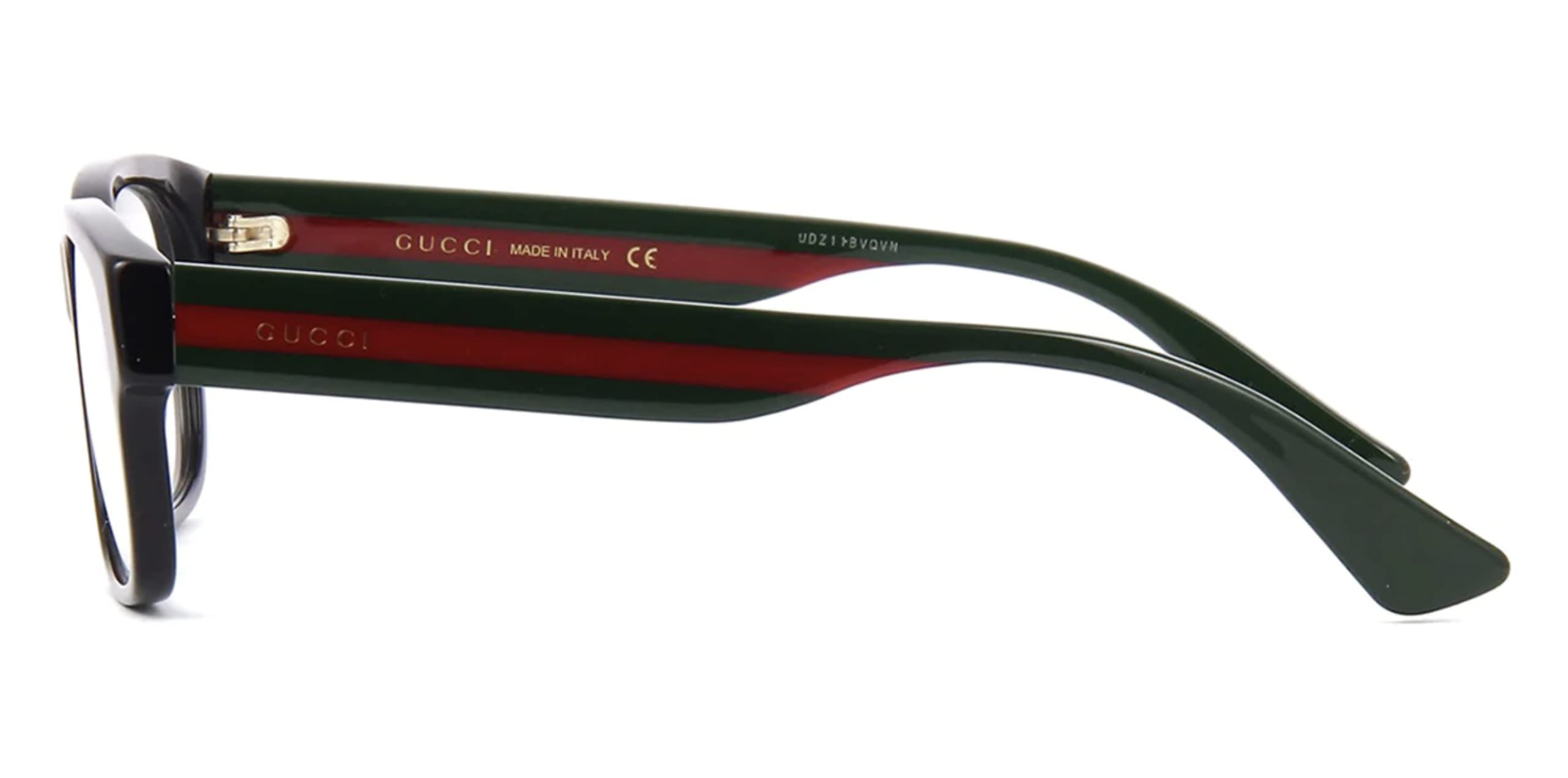 Gucci GG0343O Rectangular Eyeglasses + Bundle with eSHADES Luxury Eyewear Kit