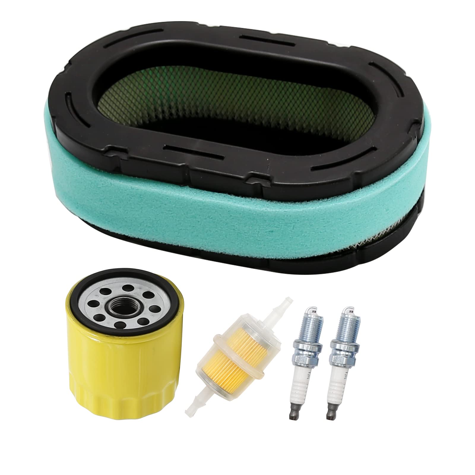 laffoonparts 32-083-09-S Air Filter with Pre Filter Tune Up Kit Compatible with Kohler KT610 KT620 KT715 KT725 KT730 KT735 KT740 KT745 19HP-26HP Engine MTD Lawn Mower XT1 XT2 Enduro Lawm Mower