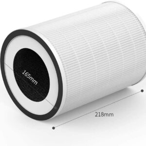 Afloia Air Purifiers for Home Bedroom Large Room Up to 1076 Ft², Kilo White, Afloia Pet Allergy Filter for Kilo, 1 Pack