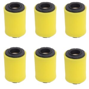 591334 air filter for compatible with briggs and stratton with pre filter 796031 miu1303 gy21435 miu13963 94201 591334 796031(pack of 6)