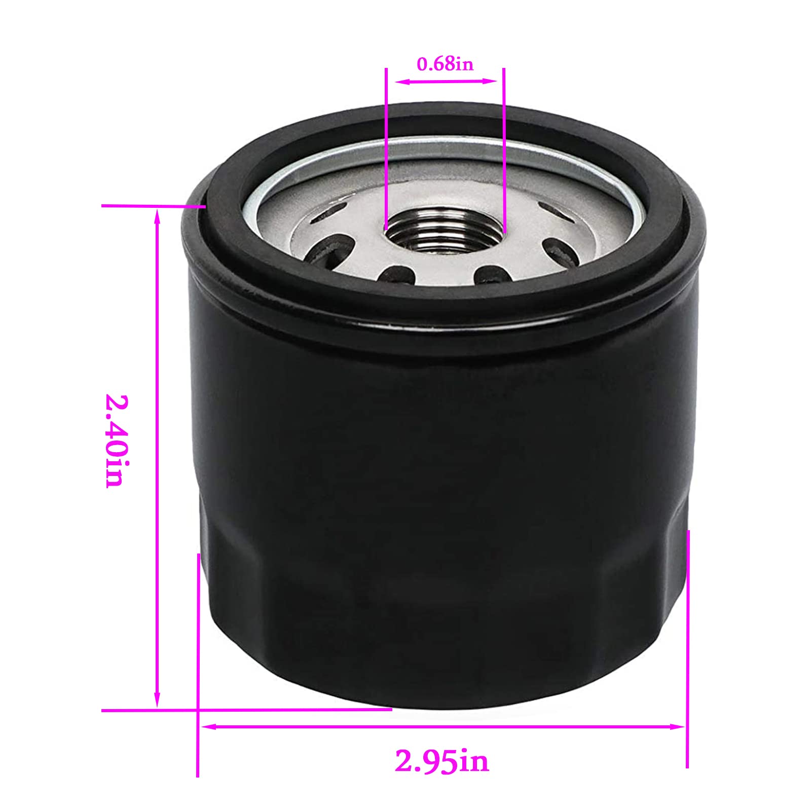 12 050 01-S Oil Filter Replacement Fits Kohler,Troy Bilt, Toro, Gravely Engine Lawn Mower,Part No.#12 050 01-S1, KH-12-050-01, 12-050-08, KH-12-050-08 (2 Pack)