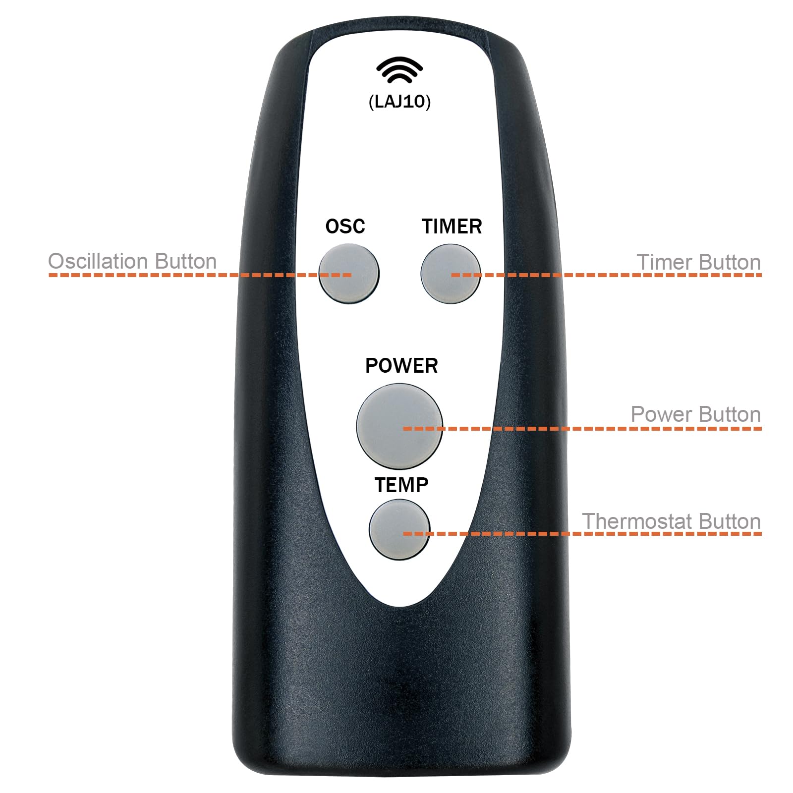 Replacement Remote Control for Lasko 2033674 S16612 S16614 S18610 S18965 Pedestal Fan