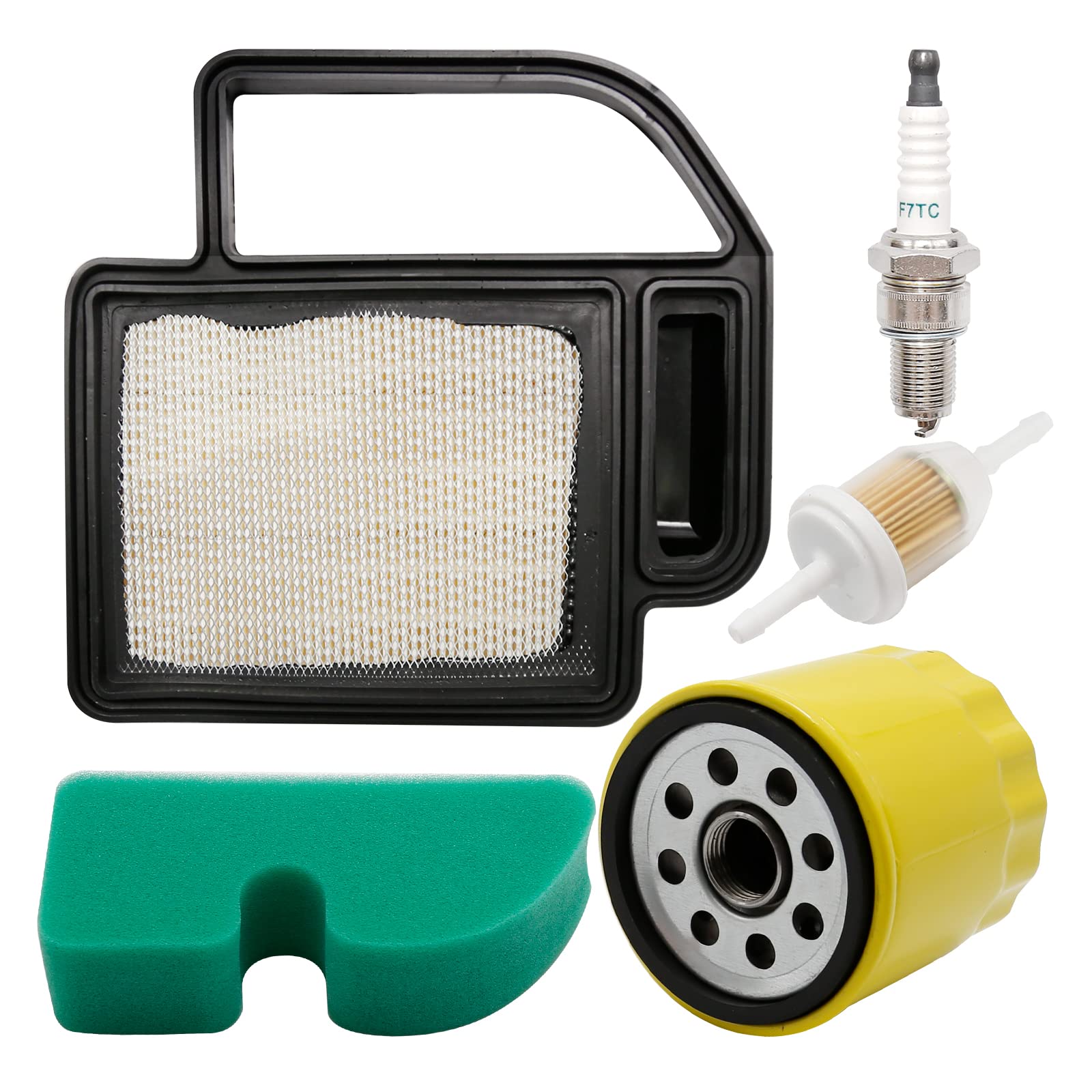 20 083 02-S LTX 1045 Air Filter Tune up Kit Replacement for Cub Cadet LT1042 LT1045 LTX1042 LTX1045 RZT42 Replacement for Kohler 20 083 06-S Air Cleaner SV470 SV480 Lawn Mower with Oil Filter