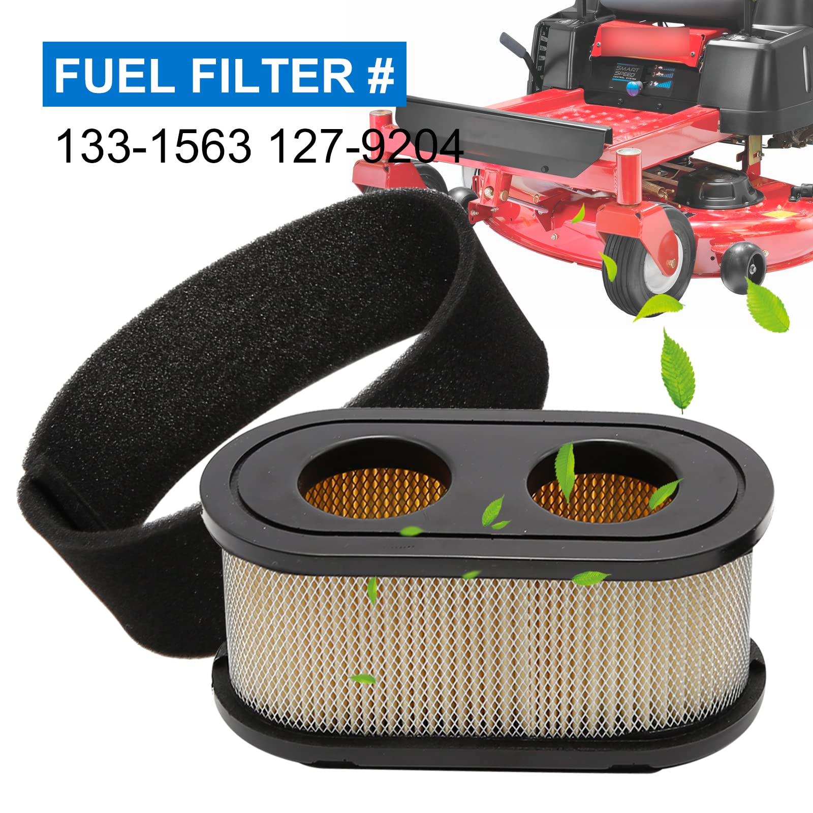 127-9252 Air Filter 120-4276 Oil Filter Replacement for Toro 74657 74661 74667 74675 74676 74680 74723 74726 74731 74741 74760 74771 74775 74777 50" 42'' TimeCutter SS SW SWX with V-Twin Engine