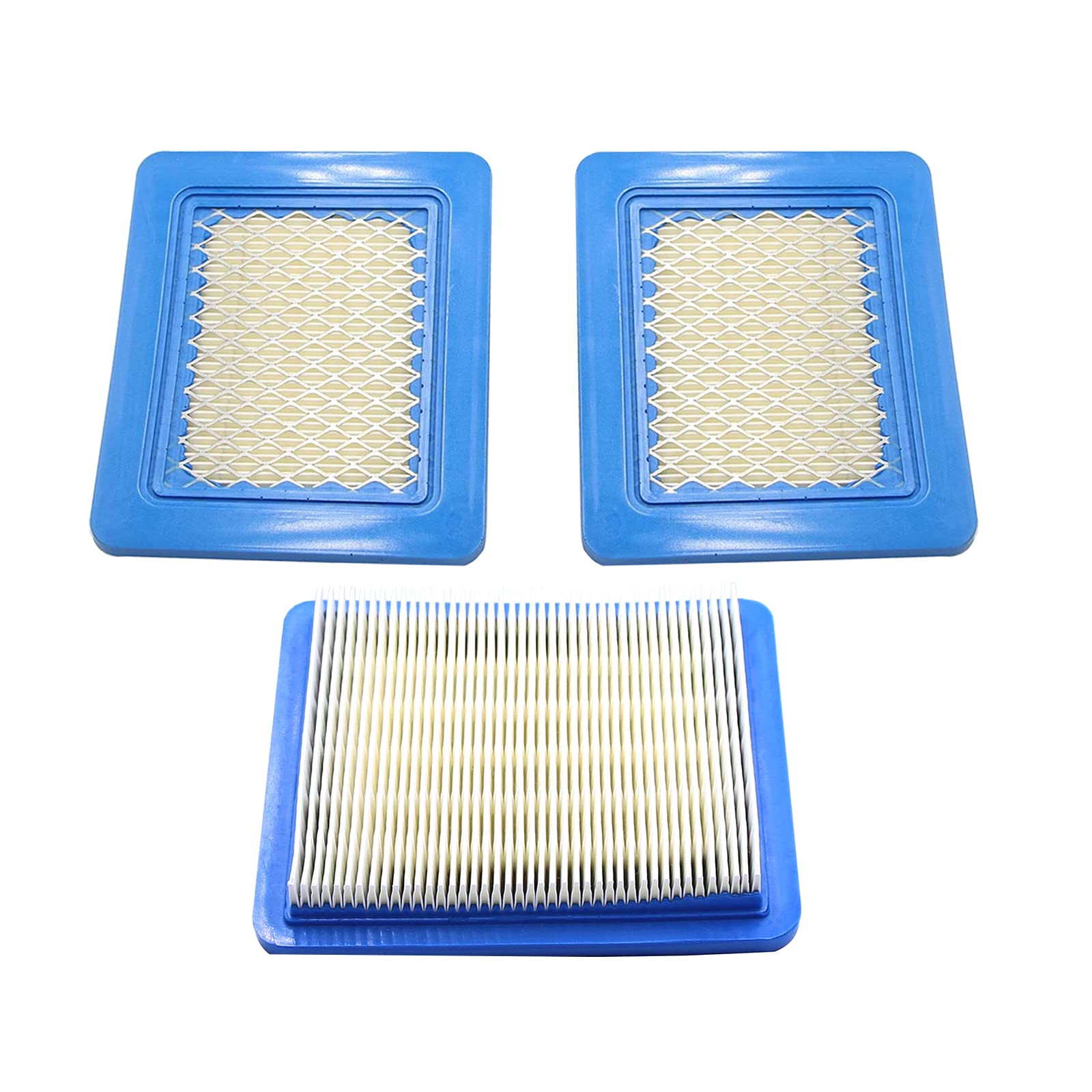 491588S Air Filter with 493537S Pre Filter(3+3 Pack) Compatible with Briggs and Stratton 491588 493537,Toro 20332,John Deere AM116236 Push Lawn Mower