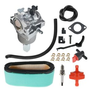 liguvcy carburetor kit replacement for briggs stratton 799727 engine lawn mower 496894s 496894 air filter