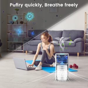 Afloia Air Purifiers for Home Bedroom Large Room Up to 1076 Ft², Kilo White, Afloia Toxin Remover Filter for Kilo, 1 Pack