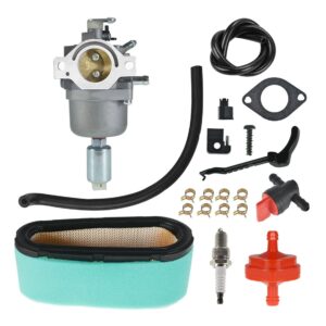 LiGuVCY Carburetor Kit Replacement for Briggs Stratton 799727 Engine Lawn Mower 496894S 496894 Air Filter