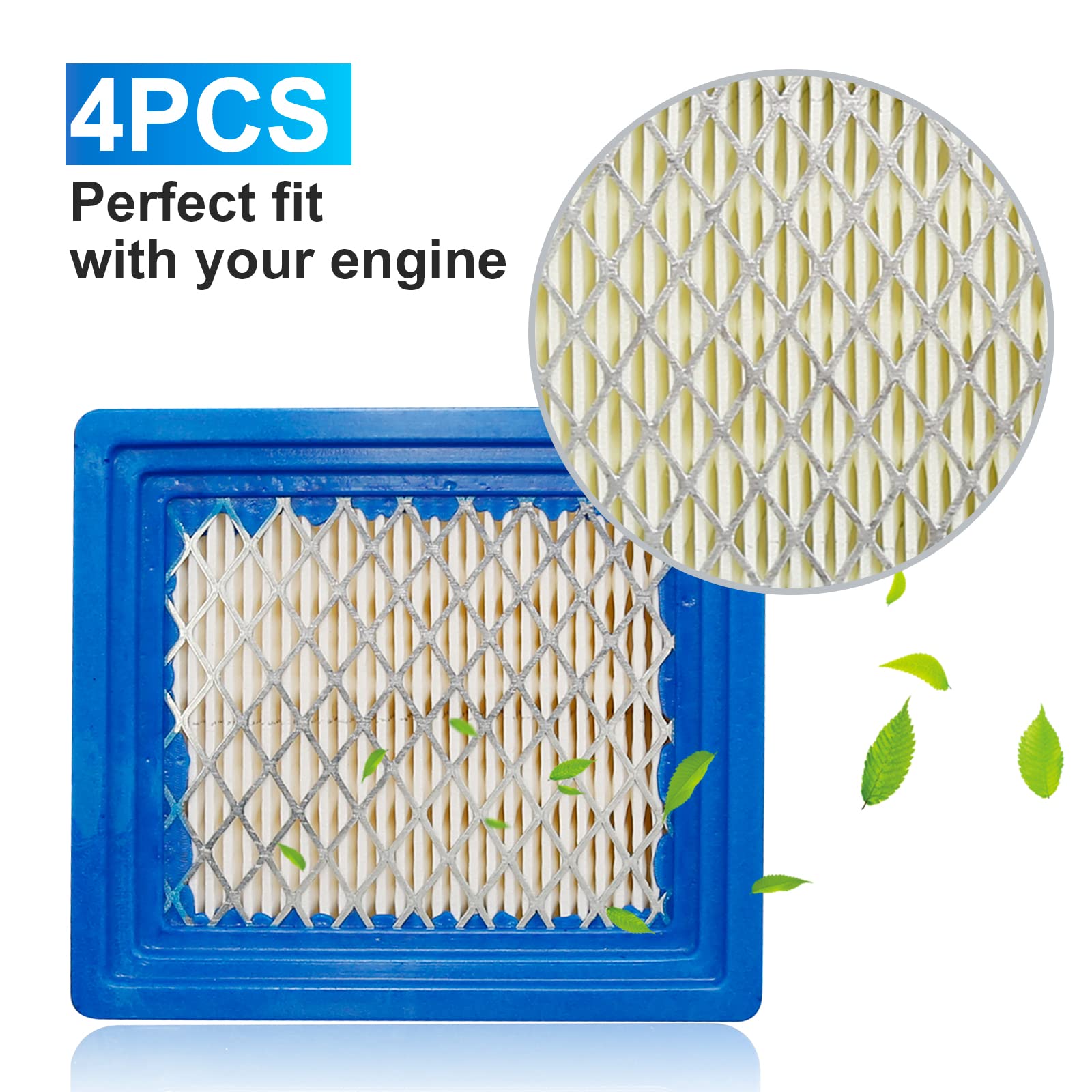 laffoonparts 36046 Air Filter 36634 Pre-Filter Replacement for Tecumseh OH95 OH195 OHH50 OHH55 OHH60 VLV50 VLV55 VLV60 VLV66 VLV126 4-5.5hp Engine with Fuel Filter Replacement for Stens 100-450