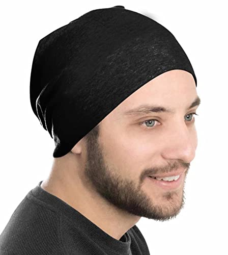 Tergy 12 Pieces Unisex Beanie Hats for Men Women Slouchy Beanie Hip-Hop Caps Lighweight Soft Skull Caps for Chemo Sleep (Polyester, Multicolor)