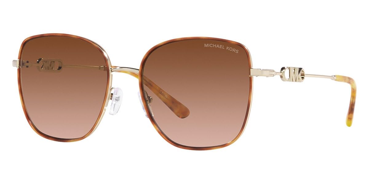 Michael Kors Empire Amber Gradient Butterfly Ladies Sunglasses MK1129J 10143B 56